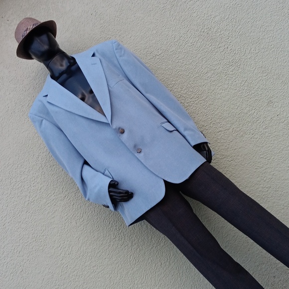 HABAND EXECUTIVE DIVISION MEN'S DELUXE (2) BUTTON BLAZER (CHINA) - Picture 16 of 17